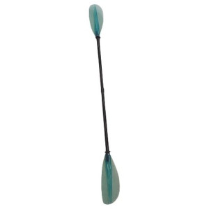 AirCanoe Transparent Blade Kayak Paddle Blue