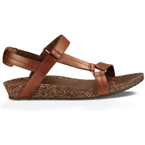 Teva sandalen leer sale